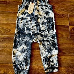 Girls romper tye dye